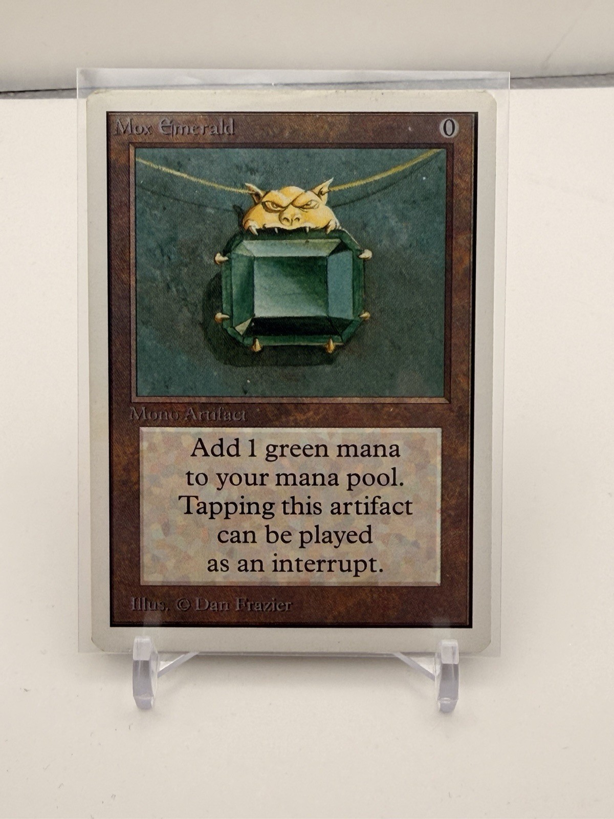 Mox Emerald Heavy Play, Edition Unlimited MTG Magic