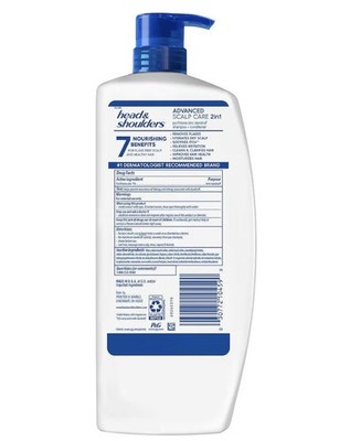head & shoulders 2-in-1 Advanced Scalp Care with Aloe, Coconut Water, 40 oz