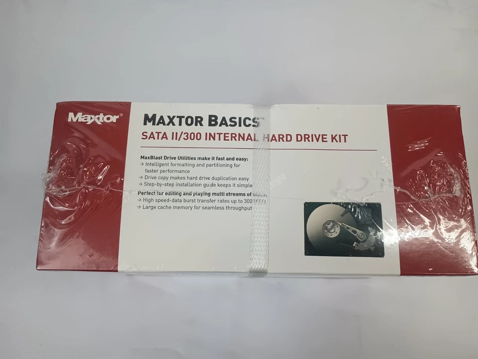 Maxtor Basics 160GB SATA II/300 Internal Hard Drive Kit New - Image 2 of 4