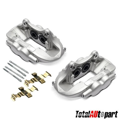 2Pcs Brake Caliper w/ 4 Pistons for BMW F30 F32 F22 F34 F36 320i Front LH & RH