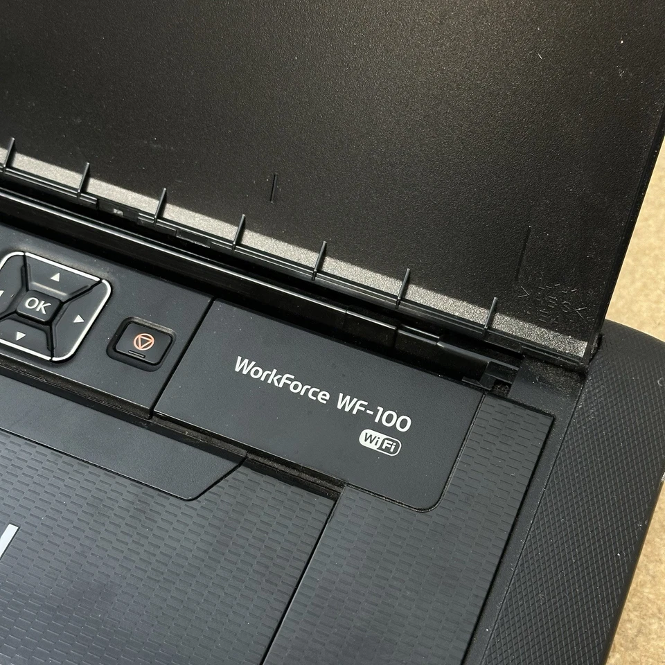 Epson WorkForce WF-100 Wi Fi USB Wireless Mobile Portable INKJET PRINTER - Image 3 of 4