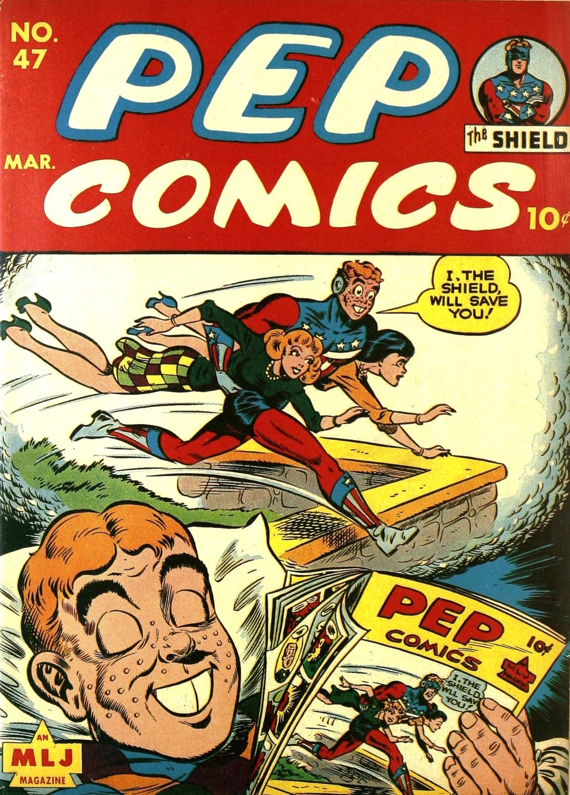 Pep Comics #47 Photocopy Comic Book
