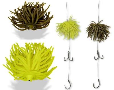 Black Cat Welsköder zum Klopfen Vertikalangeln Waller Real Worm Teaser