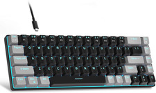 Portable 60% Mechanical Gaming Keyboad Mk-Box LED Backlit Compact Wired Keyboard