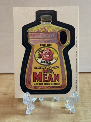 #ad #ad 1980 Topps Wacky Packages 3rd Series Mr. Mean # 159 $1.99