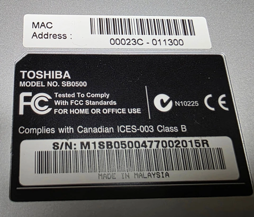 Toshiba Multimedia Center Audio/USB Hub - SB0500 - Image 2 of 3