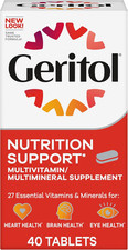 Geritol Multivitamin with B-Vitamins, C, E, D, Iron, 40 Tablets