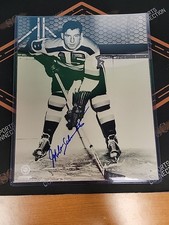 Milt Schmidt Signed Auto 8x10 Photo Hockey HOF NHL Photofile Bruins Boston DFB1