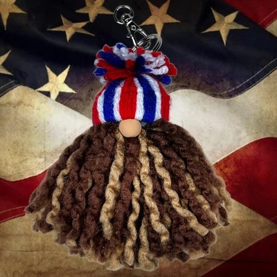 Patriots Super Bowl Keychain | Red White Blue Gnome | Bag Charm | Fan Gift