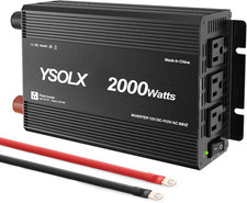 2000W Power Inverter 12V to 110V for RV, Truck, Camping Home Emergency Use