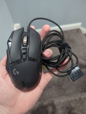 Logitech G502 Hero Wired Optical Gaming Mouse RGB, Black