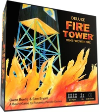 Fire Tower Board Game Deluxe Edition- Fight Fire with Fire in This Fast-Paced, C
