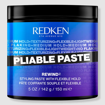 NEW! Redken Pliable Paste, Rewind, Styling Paste with Flexible Hold - 5 oz NEW!