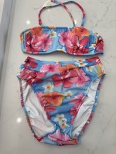 Venus Rare Vintage Bikini Bandeau Top S  Moderate Fuller Higher Bottoms M NEW