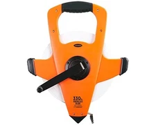 Keson 330ft Open-Type Reel w/Dual Graduations (Tenths, Inches) & Hook End |