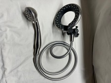 Delta 5-Spray Wall Mount Dual Shower Head Brushed Nickel