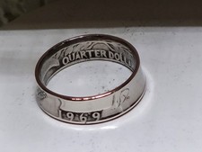 1969 - Size 9  Dated Quarter Coin Ring