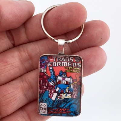 The Transformers #48 MEGATRON COVER Key Ring or Necklace MARVEL COMIC BOOK