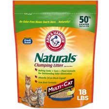 ARM  HAMMER Naturals Clumping Cat , Litter Odor Control, 18 Lbs, Multicolor