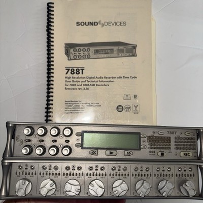 Sound Devices 788T SSD Field Mixer Recorder w CL8 Controller