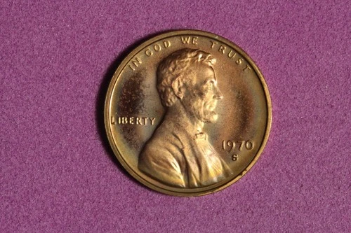 1970-S Lincoln Memorial Cent Proof — photo from the most recent tracked eBay sale