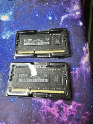 Elpida 4GB DDR3 2 x 2 GB 1Rx8 PC3-12800S SODIMM