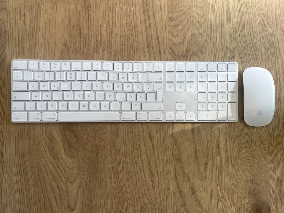 Apple Magic Keyboard A1843 mit Ziffernblock & Apple Magic Mouse A1296