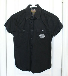 harley short sleeve button up