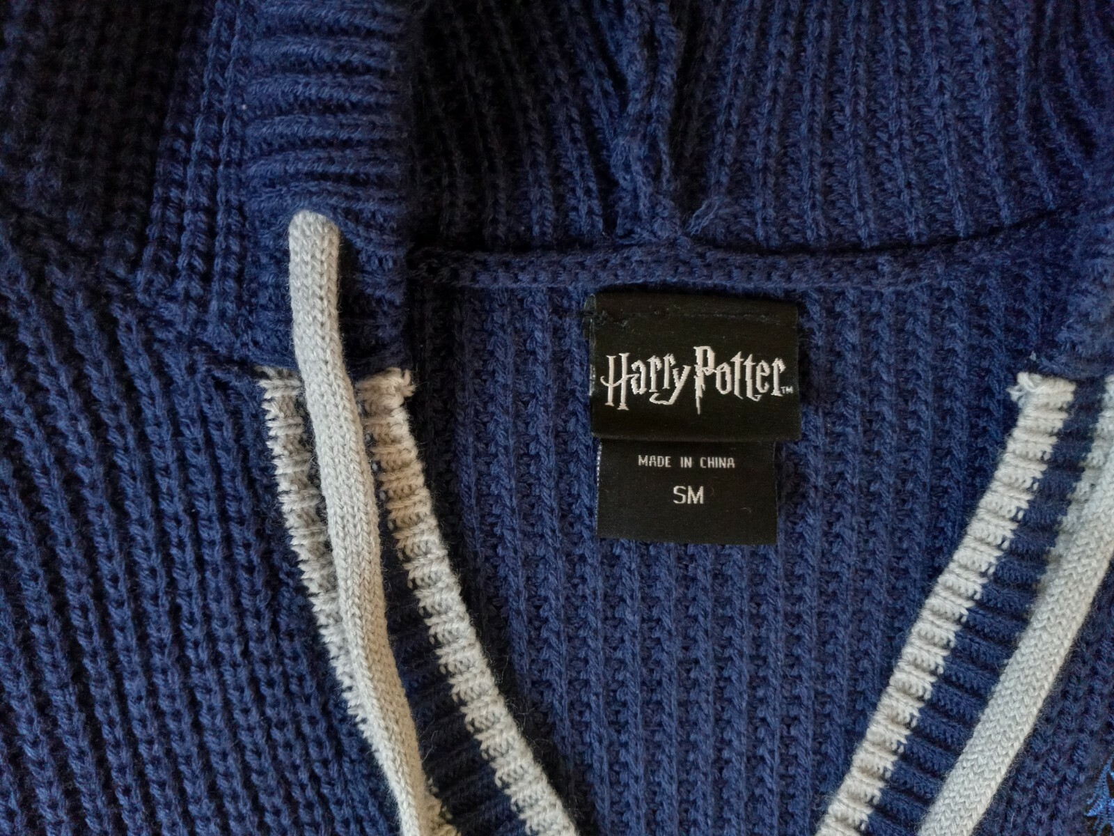 Small Knit Ravenclaw Top Blue | Potter Harry eBay Crest Hoodie Womens Oversized Sweater