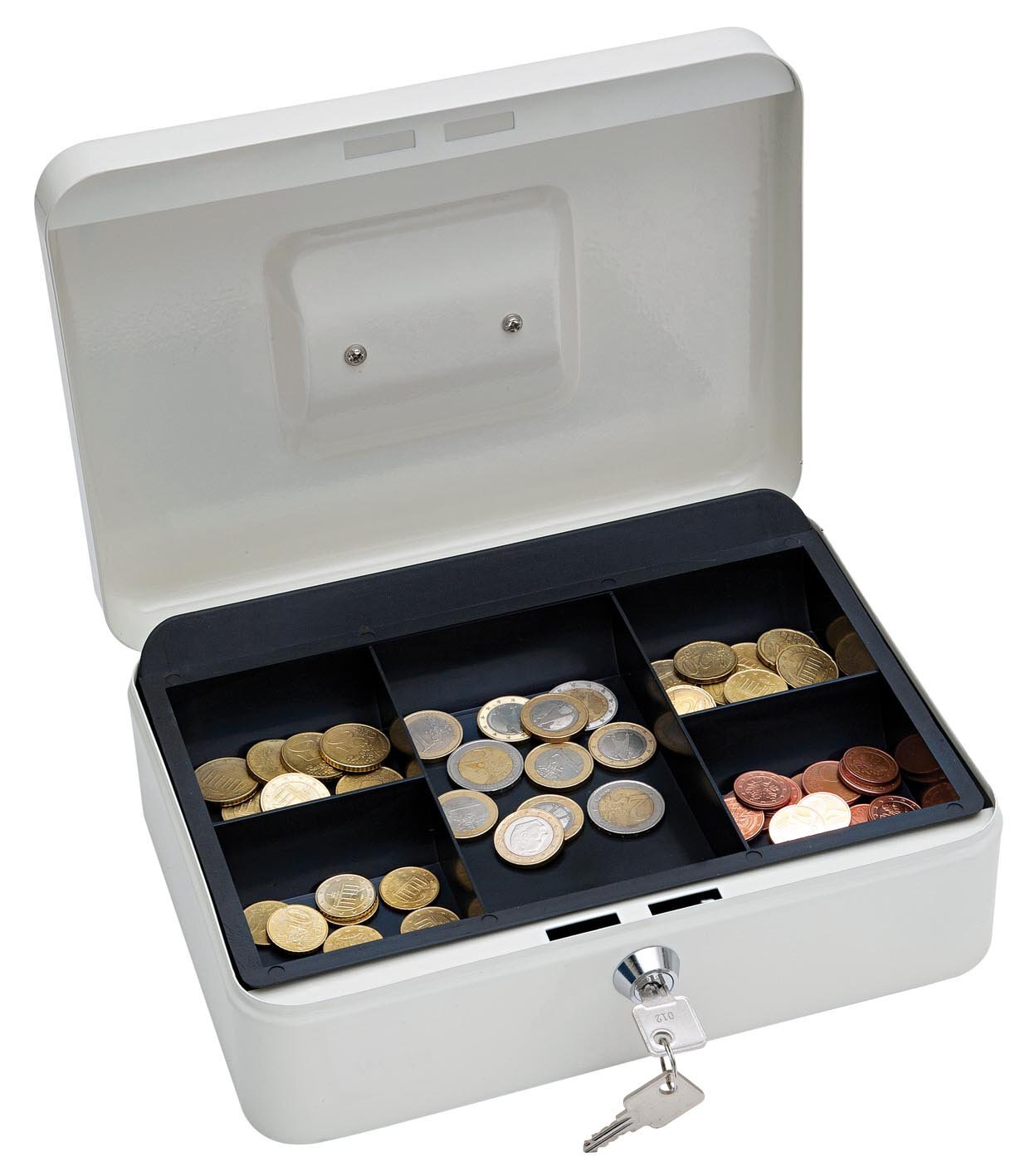 Wedo 145 300X Cash Box in White Size 3-25.0 x 18.0 x 9.0 cm