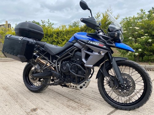 2015 65 TRIUMPH TIGER 800 XCX BLUE FULL LUGGAGE ABS ENDURO ADVENTURE TOURER - Picture 11 of 18