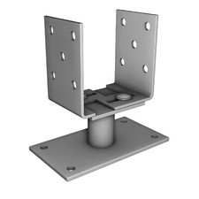 Wspornik słupka Stopka podpory Kształt U do kołki Regulowana szerokość widelca Fireverzi