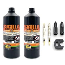 2 LITRI liquido mvtek sigillante Tubeless non Schiumoso DR BIKE + 2 VALVOLINI