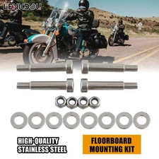 Stainless Floorboard Mounting Hardware Kit For Harley Touring FL EL Softail FXST
