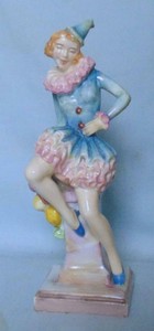 Rare Art Deco Figurine Miss Frivolity By Atlas China Grimwades Staffordshire Ebay