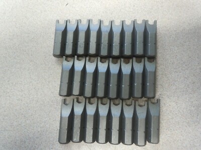 VEGA INDUSTRIES INC #12 Span Security Bits. Lot of 15 bits. Free