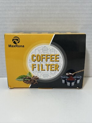 6 Pack Reusable K Cups For Keurig, MaxRona Coffee Filters