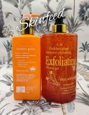 Golden Glow Body Milk 500ml Natural Fairness Active Whitening Lotion  Shower Ge