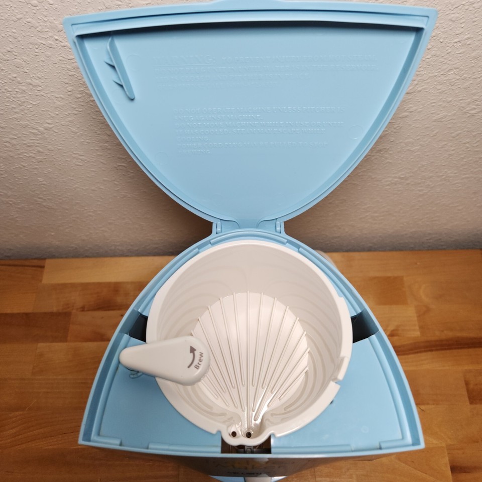 Mr. Coffee Iced Tea Maker Light Blue Model TM50P 3 Quart with Coffee