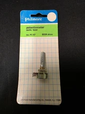 NOS Volume Control Audio Taper 500K Ohm 24mm Potentiometer No. PC 87