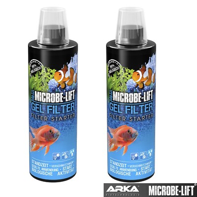 ARKA Microbe Lift Gel Filter Starter 2x 473ml Filterstarter