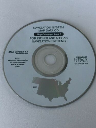 Nissan Pathfinder Infiniti QX4 Navigation VERSION 5.2 DVD COVERS CALIFORNIA & NV - Picture 4 of 12