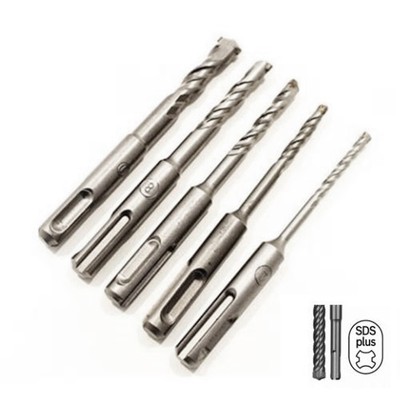 Punte Per Trapano SDS Plus 18x350 Mm - Per Cemento, Pietra E Muratura, Con Doppia Vite - Foto 6