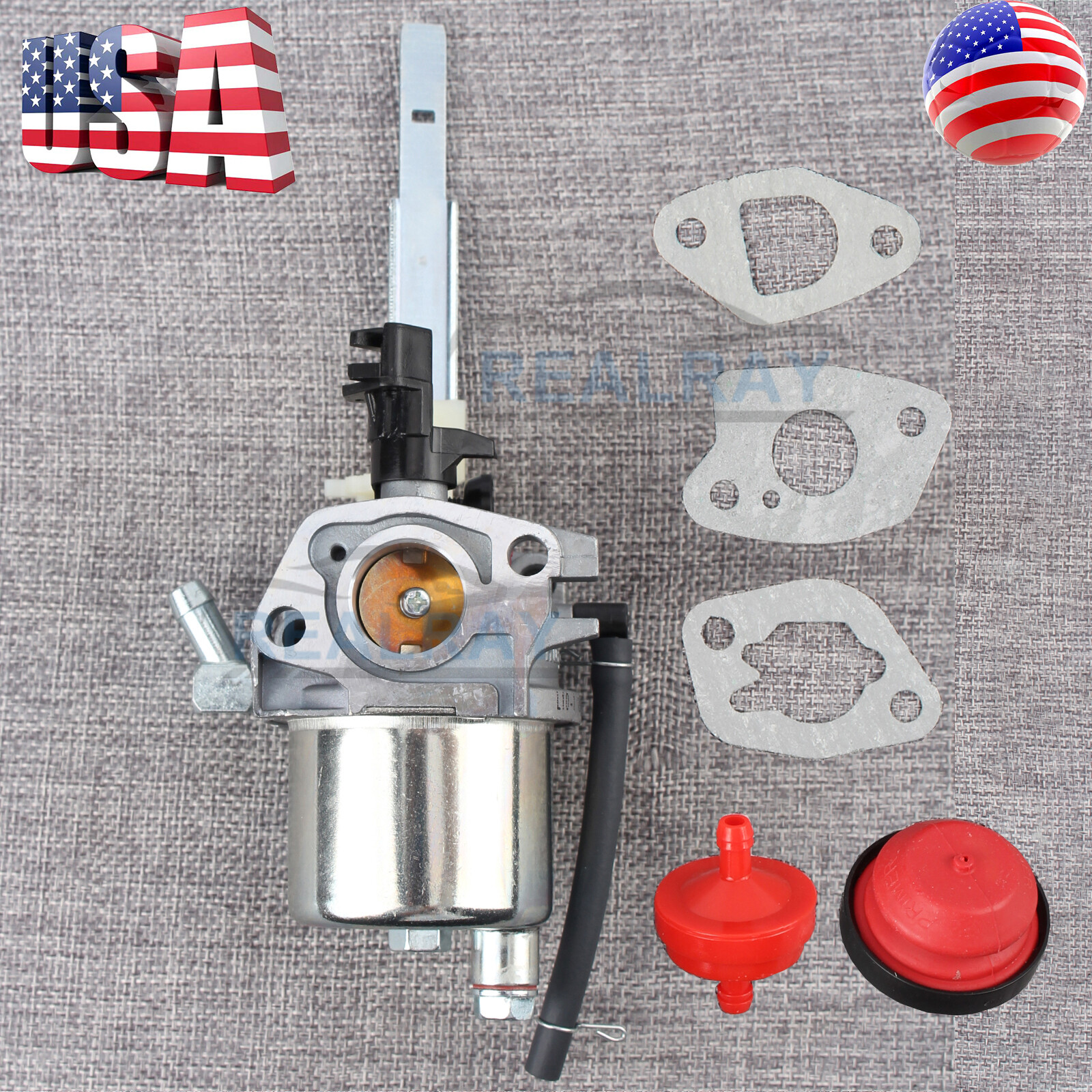 OEM HUAYI Carburetor Gasket Fuel Filter Primer For Poulan Pro PR621