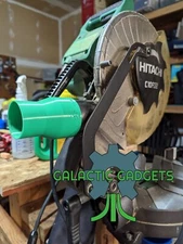 Vacuum Adapter Hitachi, Metabo, HPT Miter and Chop Saws - Free Ship! - 100% USA