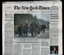 New York Times, Fri Nov 26 2021, Taliban, Arbery Case, Texas Abortion 122721WEEM