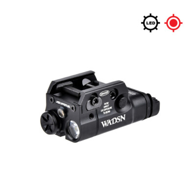 Tactical Ultra-Compact XC2 LEDFlashlight Red Green Laser XC1