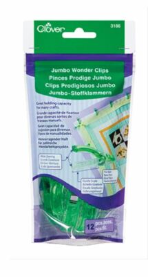Clover Jumbo Stoffklammern 12 Stück