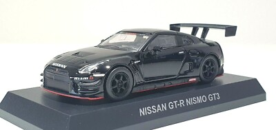 KYOSHO ミニカーくじ GTR 1/64 C E F G H I 賞 ③ 1/64 Kyosho NISSAN SKYLINE GT-R NISMO GT3 BLACK R35 diecast car