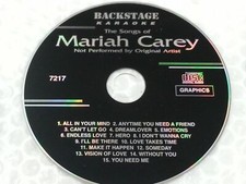 KARAOKE BACKSTAGE CD G MARIAH CAREY  BS 7217